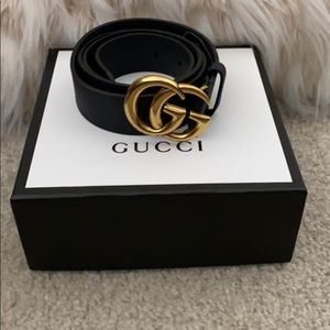 Gucci Black leather Belt
